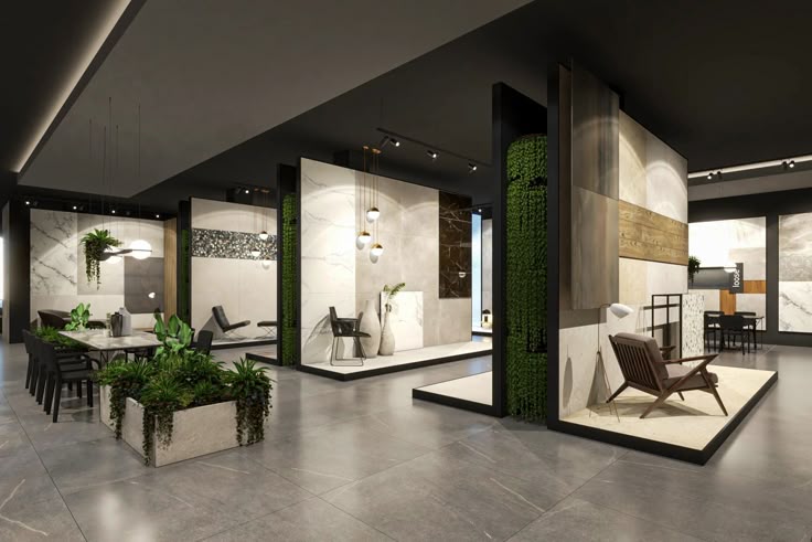 Thiết kế showroom với phong cách tự nhiên
