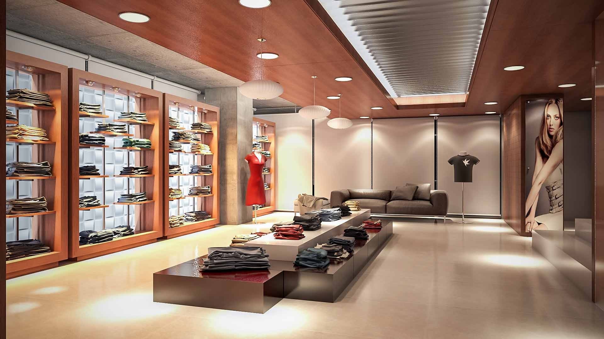 Mẫu thiết kế showroom mỹ phẩm – thời trang