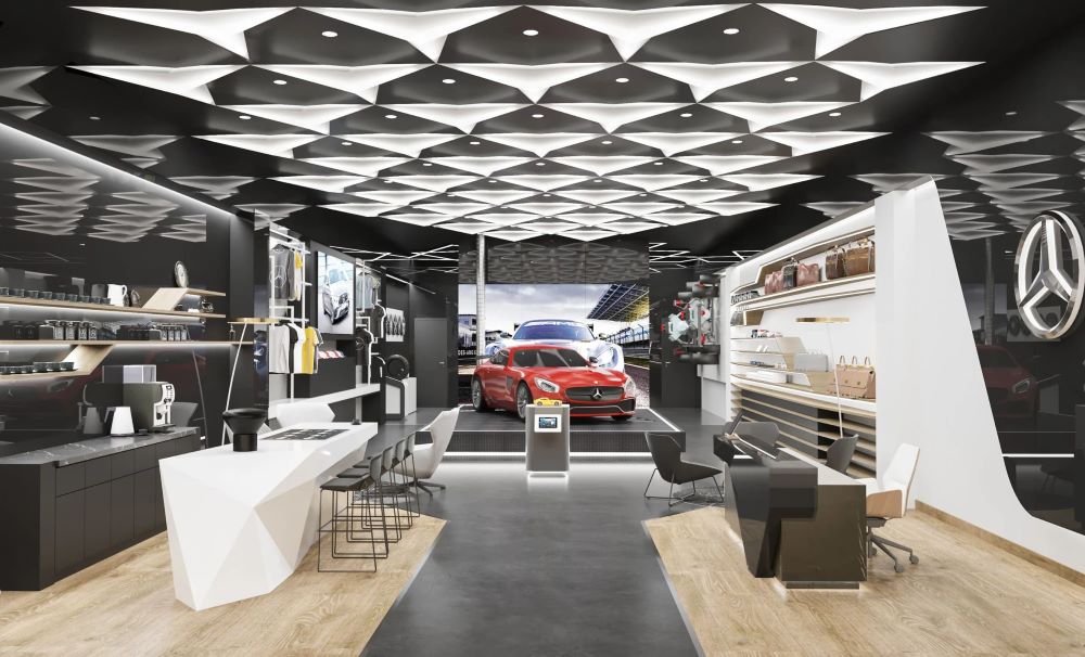 Mẫu thiết kế showroom ô tô