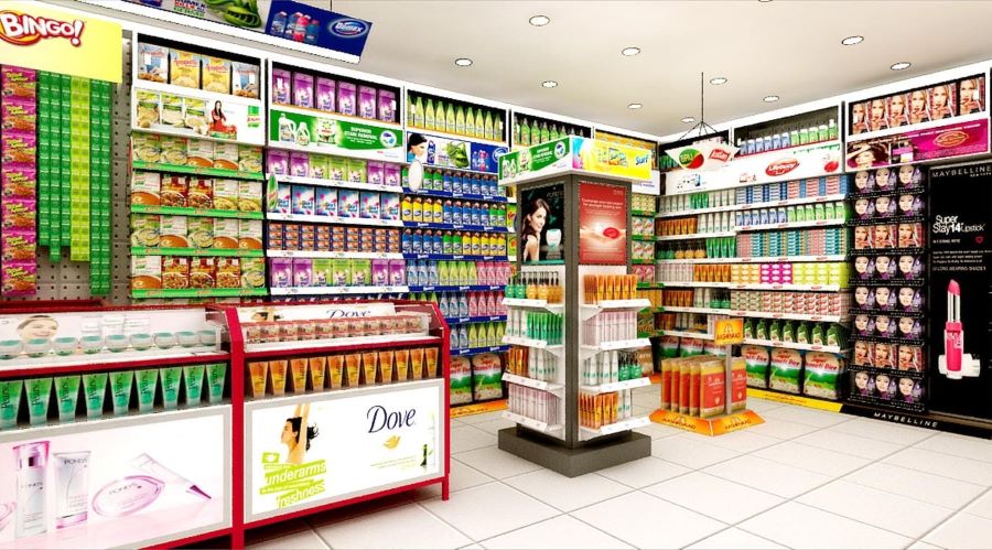 Một số mẫu thiết kế siêu thị mini đẹp