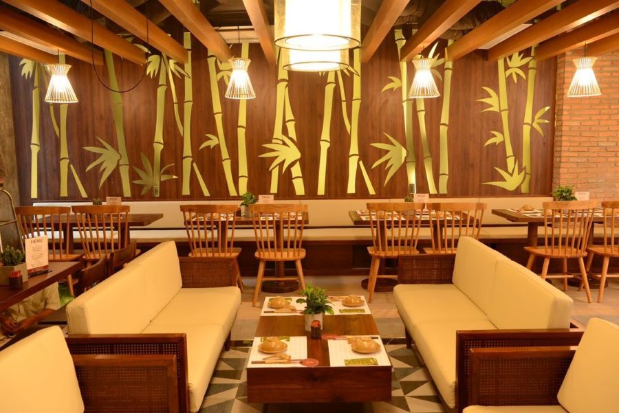 Thiết kế nhà hàng chay với không gian sang trọng 1