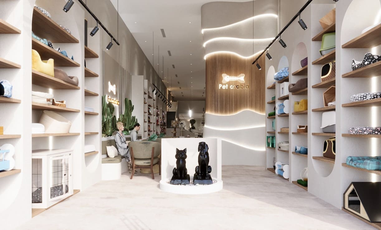Tham khảo 10+ mẫu thiết kế pet shop được ưa chuộng nhất 3