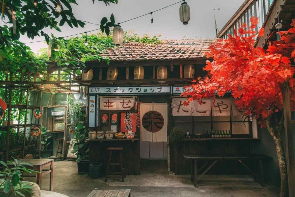 Mẫu thiết kế quán cafe phong cách Nhật Bản 3