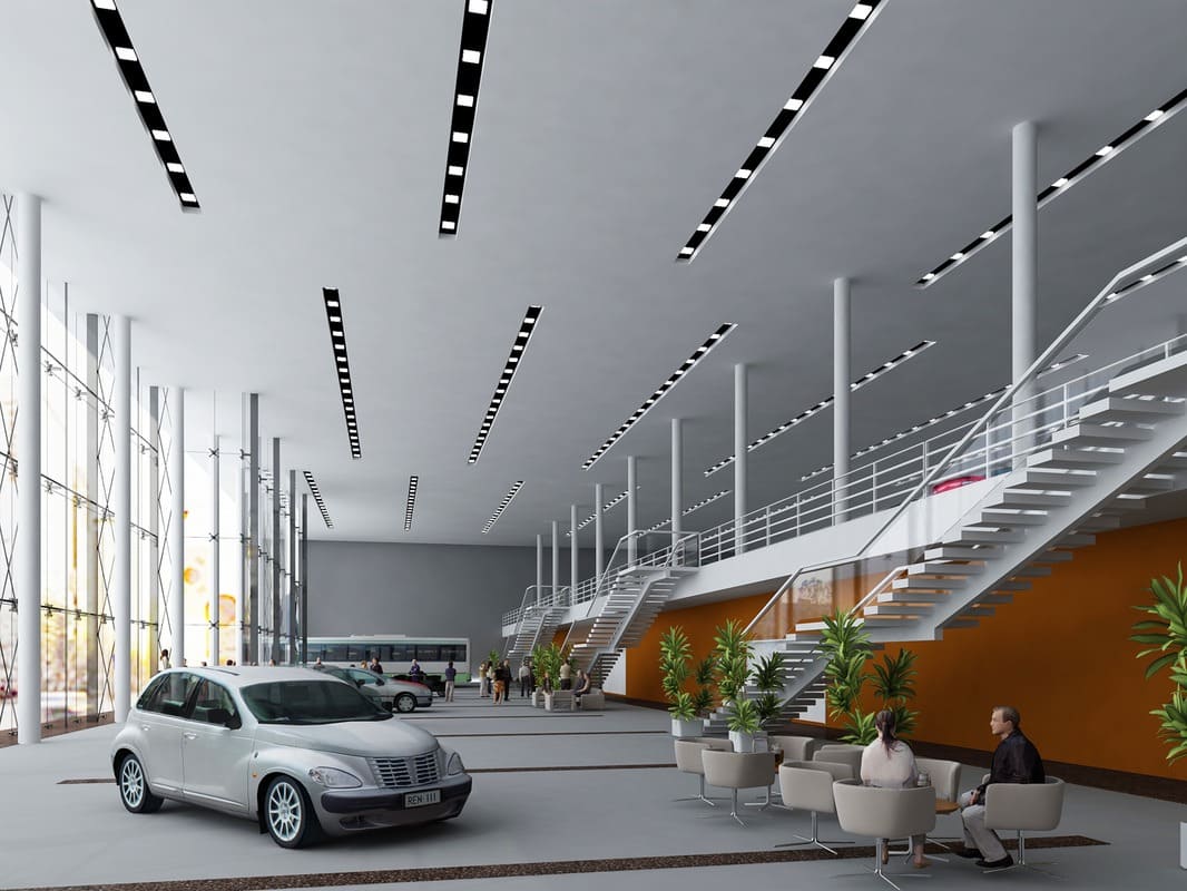 Đơn vị thiết kế và thi công showroom ô tô