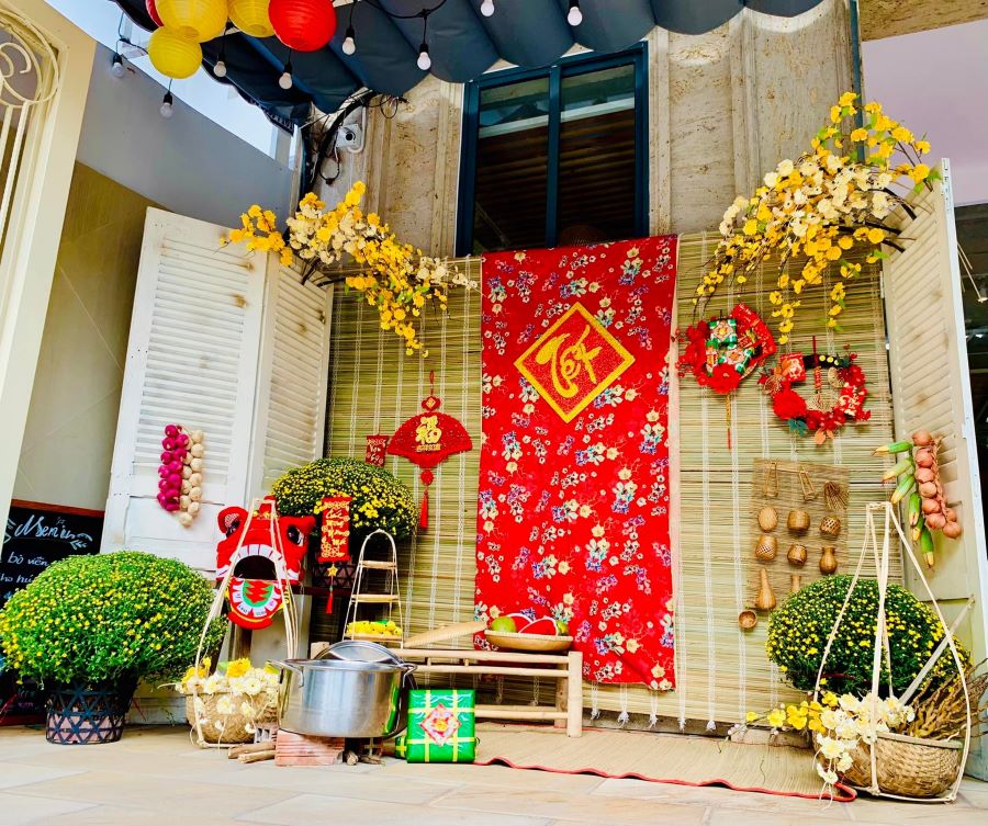 Mẫu trang trí cửa hàng bằng tiểu cảnh Mẫu trang trí cửa hàng bằng tiểu cảnh
