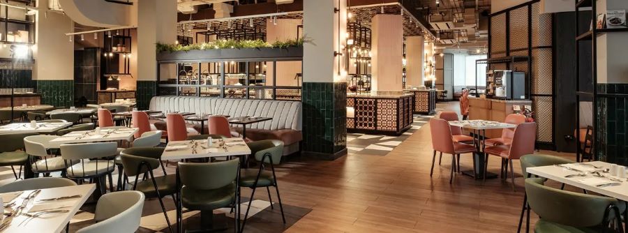 Mẫu thiết kế nhà hàng buffet phong cách luxury Mẫu thiết kế nhà hàng buffet phong cách luxury