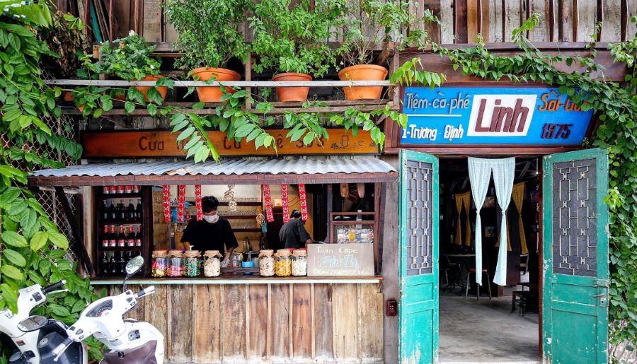 Ý tưởng thiết kế quán cà phê vintage cổ xưa Ý tưởng thiết kế quán cà phê vintage cổ xưa