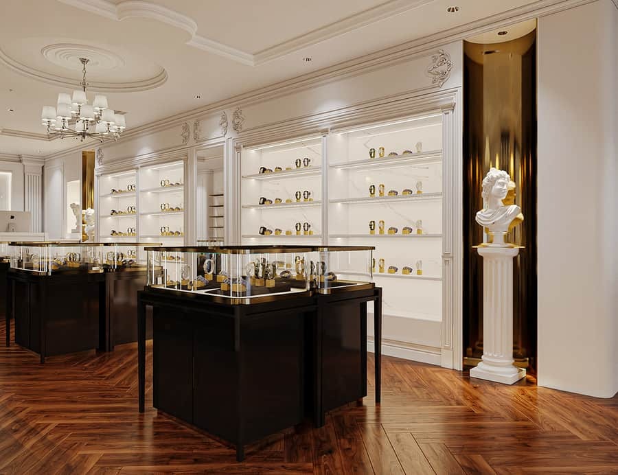 Mẫu thiết kế shop đồng hồ được ưa chuộng nhất năm - Mẫu 6 Mẫu thiết kế shop đồng hồ được ưa chuộng nhất năm - Mẫu 6
