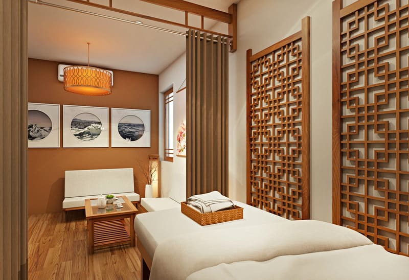 Mẫu thiết kế spa phong cách Vintage
