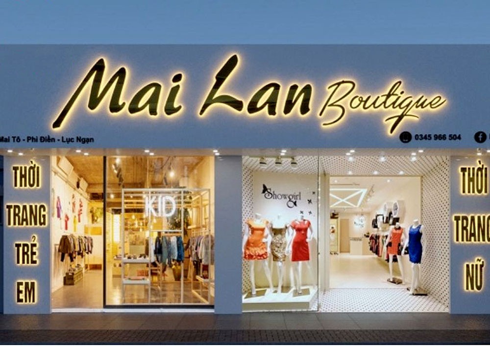 Mẫu biển hiệu hộp đèn - Mẫu 5