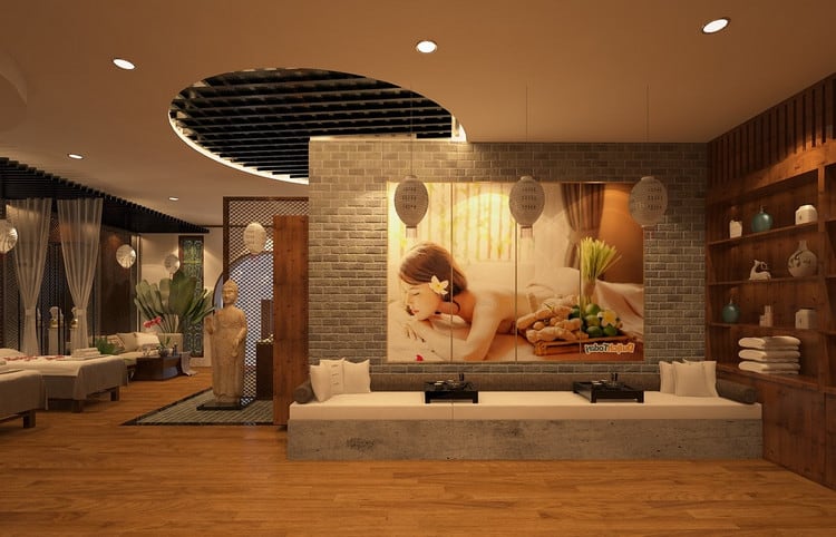 Thiết kế Spa phong cách Nhật nhẹ nhàng thư giãn