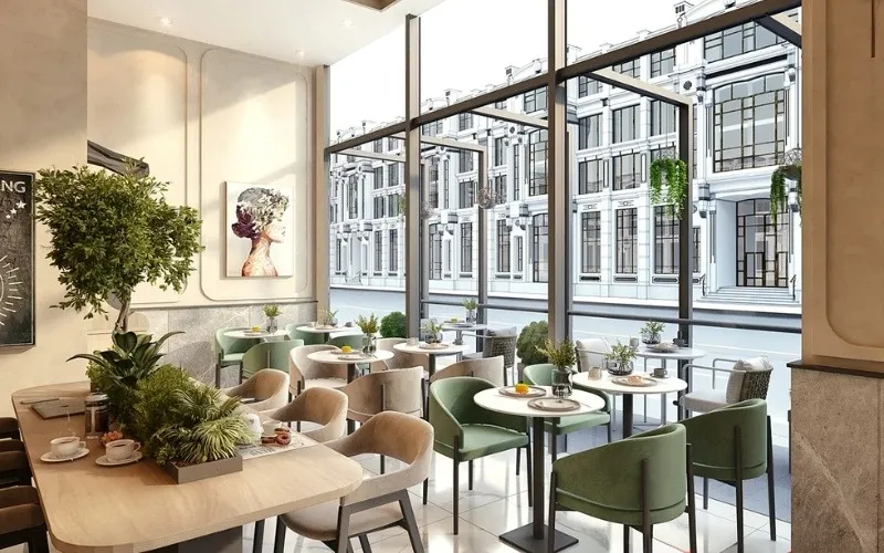 Bộ sưu tập 15+ mẫu thiết kế quán cafe 80m2