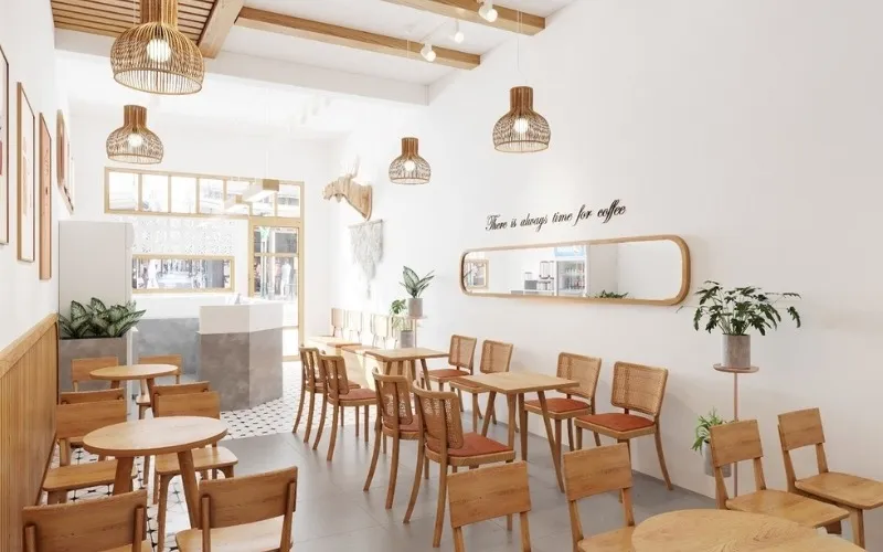Bộ sưu tập 15+ mẫu thiết kế quán cafe 80m2 6