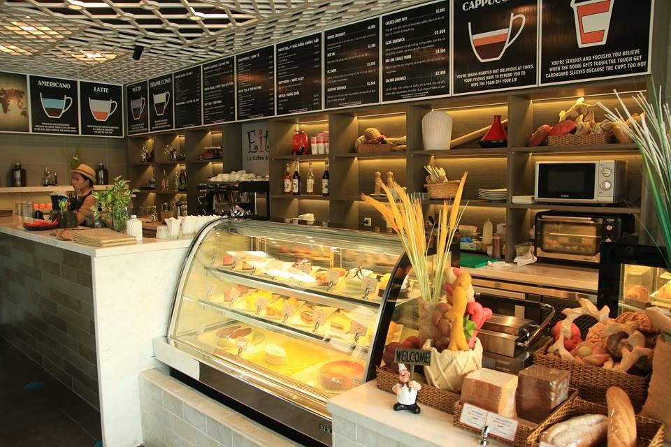 Mẫu thiết kế quán cafe bánh ngọt đẹp - Mẫu 6 Mẫu thiết kế quán cafe bánh ngọt đẹp - Mẫu 6