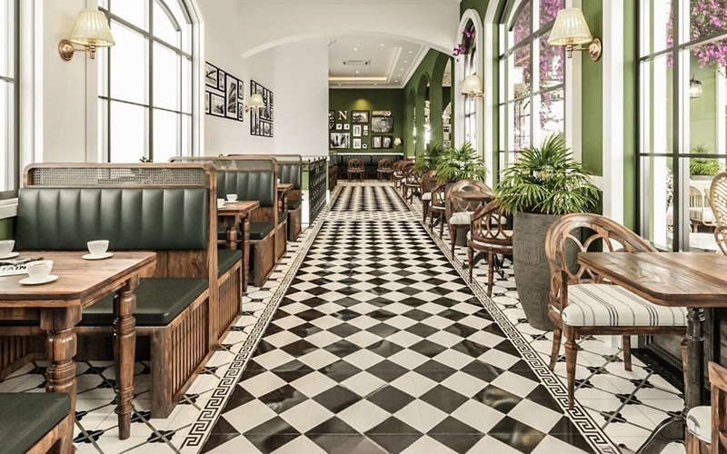 Thiết kế quán cafe ăn sáng phong cách Bắc Âu vừa tối giản vừa sang trọng