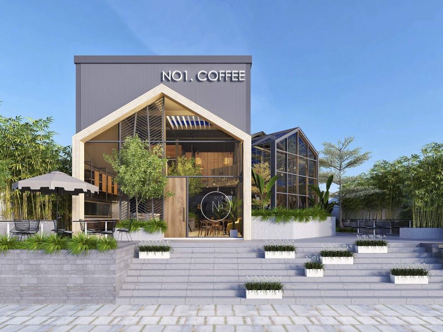 Thiết kế mặt tiền nổi bật để thu hút ánh nhìn Thiết kế mặt tiền nổi bật để thu hút ánh nhìn