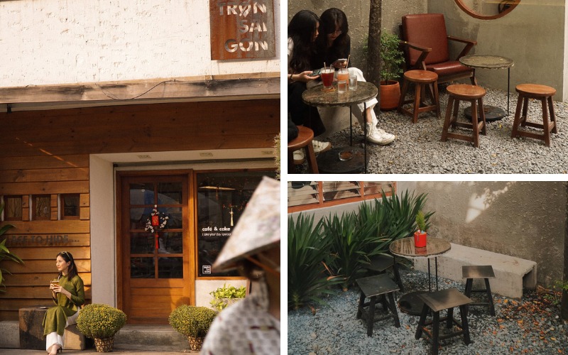 Mẫu thiết kế quán cafe vintage 50m2 Mẫu thiết kế quán cafe vintage 50m2