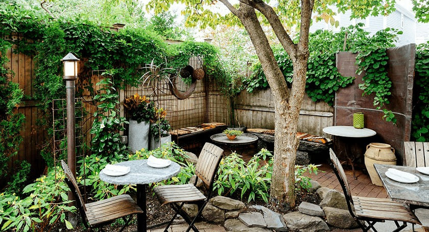 Mẫu thiết kế quán cafe cây si phong cách mộc mạc Mẫu thiết kế quán cafe cây si phong cách mộc mạc