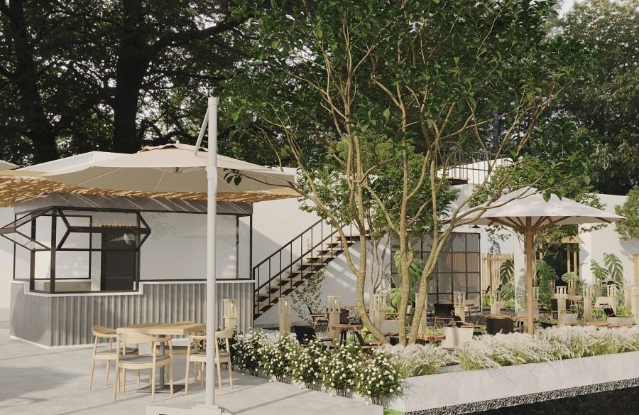 Ánh sáng tự nhiên là yếu tố cốt lõi trong thiết kế quán cafe ngoài trời Ánh sáng tự nhiên là yếu tố cốt lõi trong thiết kế quán cafe ngoài trời