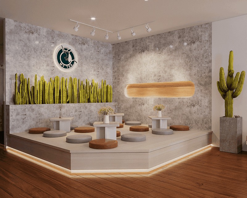 Mẫu thiết thiết kế quán cafe bệt được ưa chuộng hiện nay 9