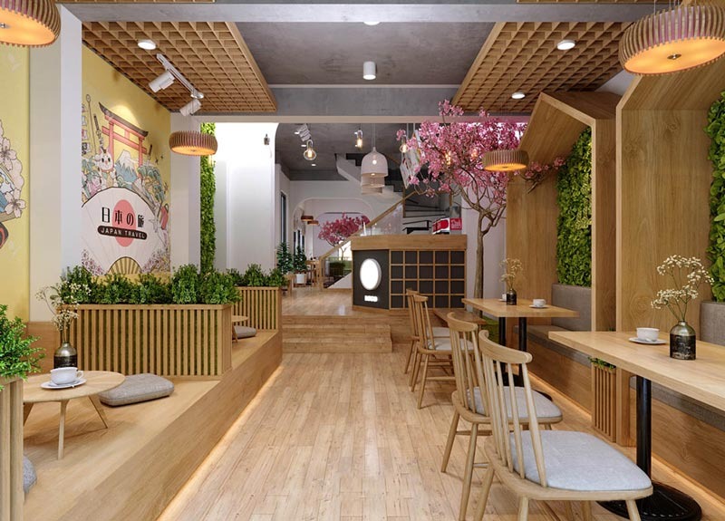 Mẫu thiết thiết kế quán cafe bệt được ưa chuộng hiện nay 2