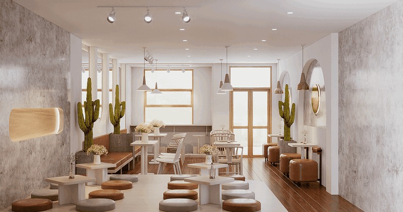 Mẫu thiết thiết kế quán cafe bệt được ưa chuộng hiện nay 4