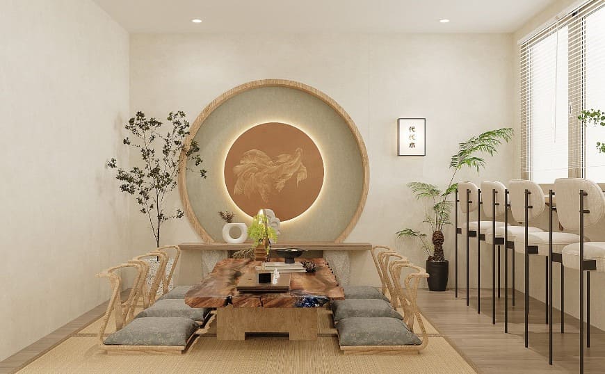 thiết kế spa phong cách mộc 2