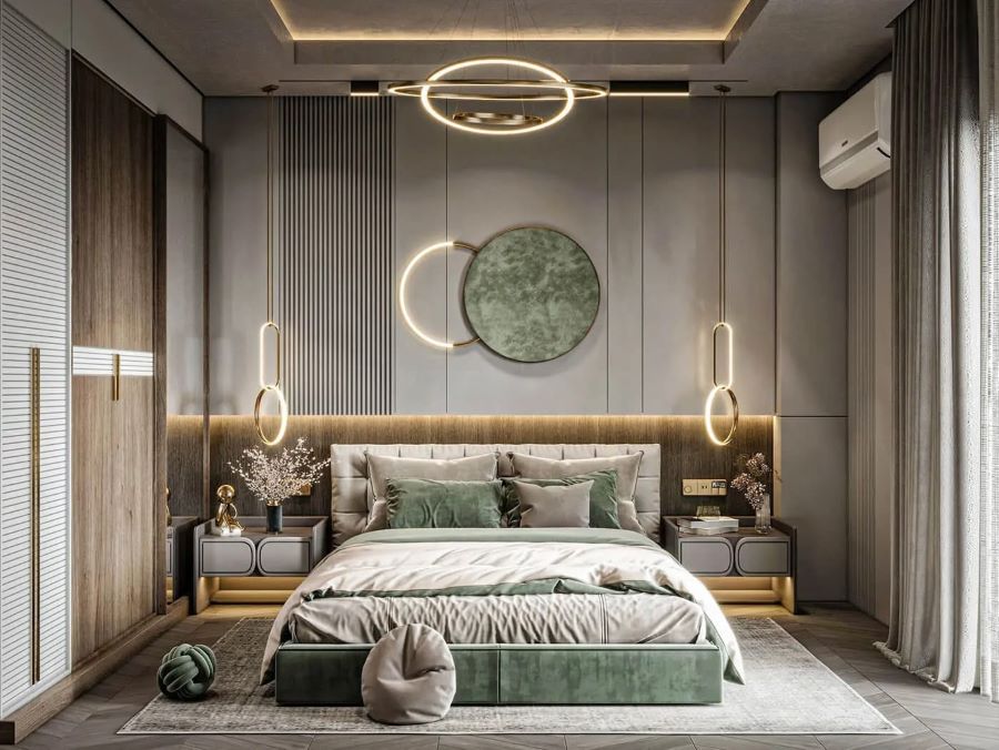 Gia Long tổng hợp một số mẫu thiết kế nội thất phòng ngủ phong cách Bắc Âu 1