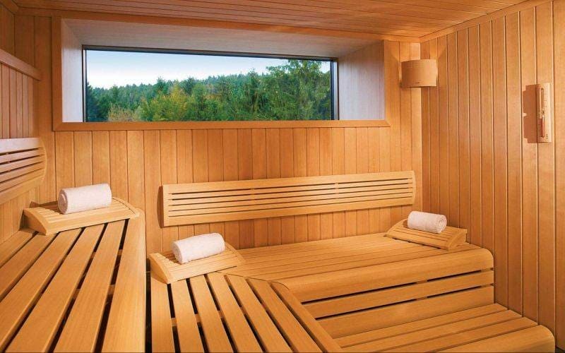 Không gian xông hơi spa đẳng cấp với diện tích 6-10m², sử dụng gỗ tuyết tùng Không gian xông hơi spa đẳng cấp với diện tích 6-10m², sử dụng gỗ tuyết tùng