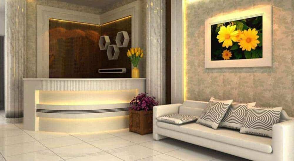Mẫu thiết kế quầy lễ tân spa mini cho không gian nhỏ Mẫu thiết kế quầy lễ tân spa mini cho không gian nhỏ