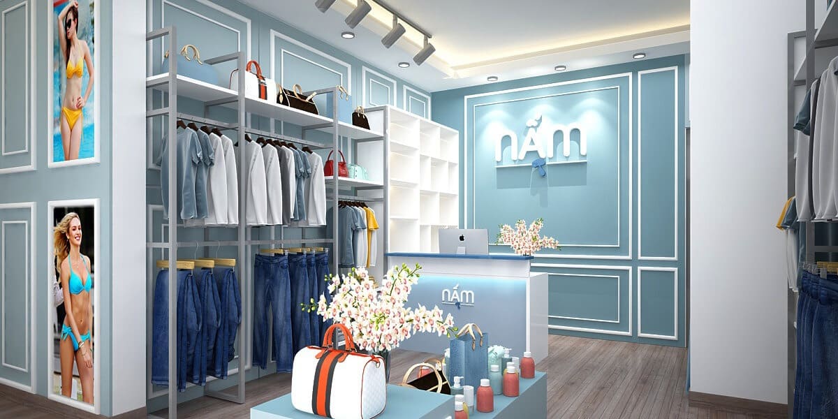 Một số mẫu thiết kế shop quần áo 20m2 hiện đại được Gia Long sưu tầm Một số mẫu thiết kế shop quần áo 20m2 hiện đại được Gia Long sưu tầm