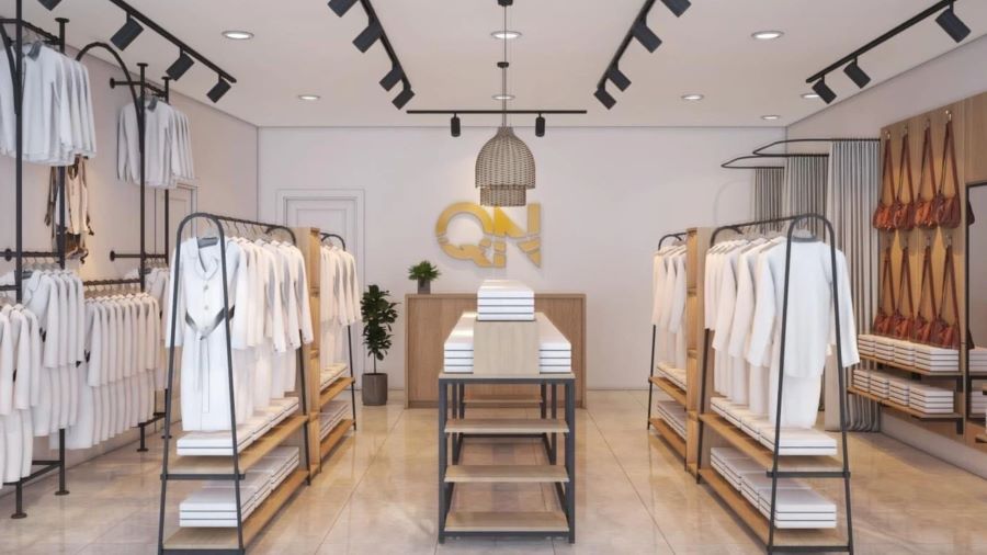 Một số mẫu thiết kế shop quần áo 20m2 theo phong cách Hàn Quốc được ưa thích hiện nay 1
