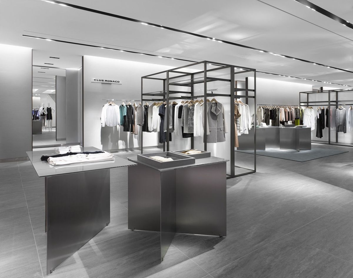 Mẫu thiết kế shop quần áo nam 20m2 phong cách hiện đại Mẫu thiết kế shop quần áo nam 20m2 phong cách hiện đại