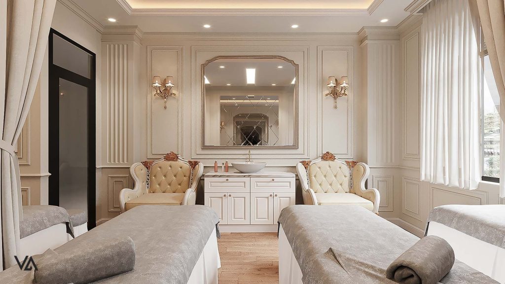 Tham khảo 10 + mẫu thiết kế spa 30m2 đẹp do Gia Long tổng hợp 1