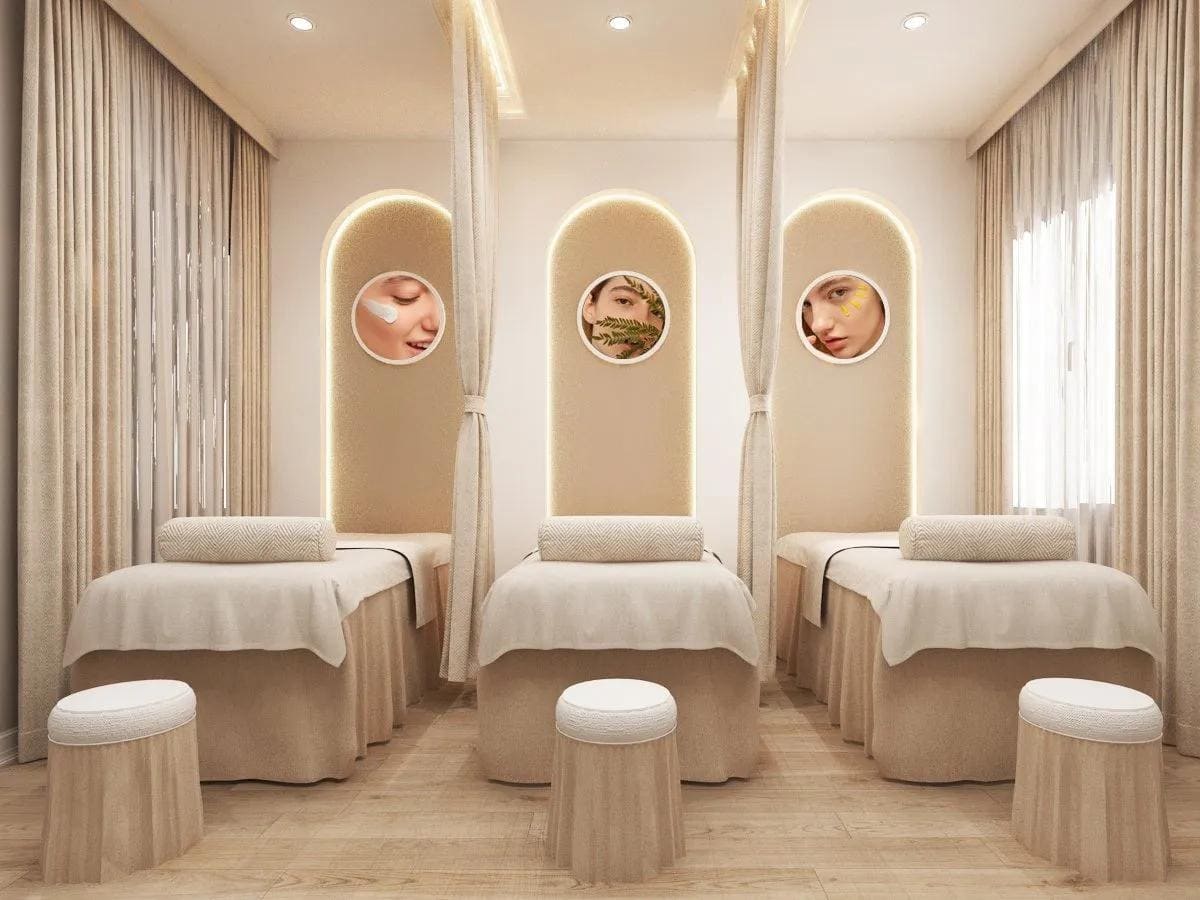 Gợi ý thiết kế nội thất spa hiện đại