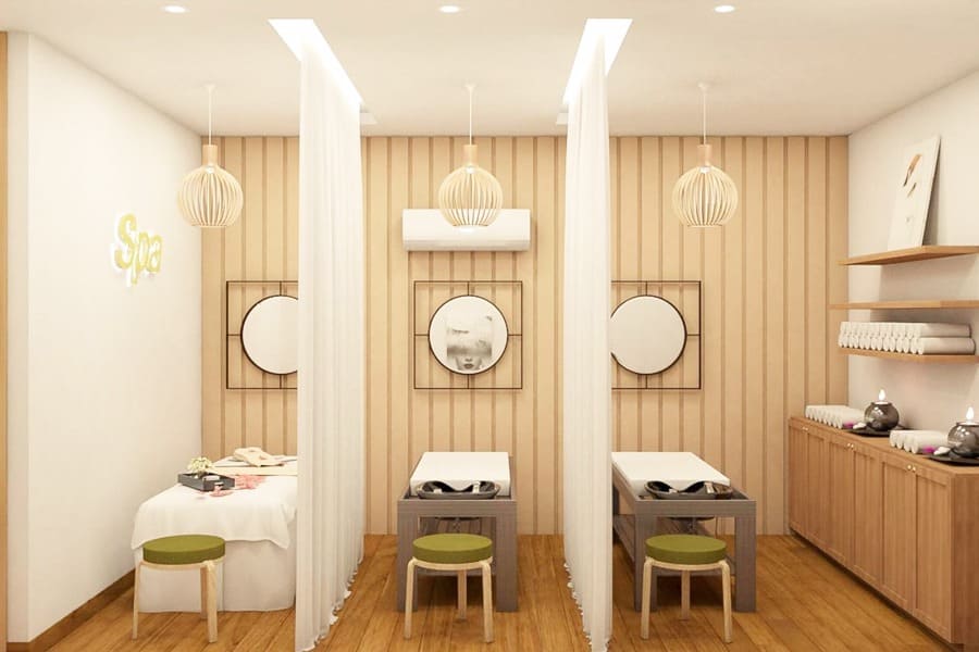 thi công thiết kế spa hiện đại