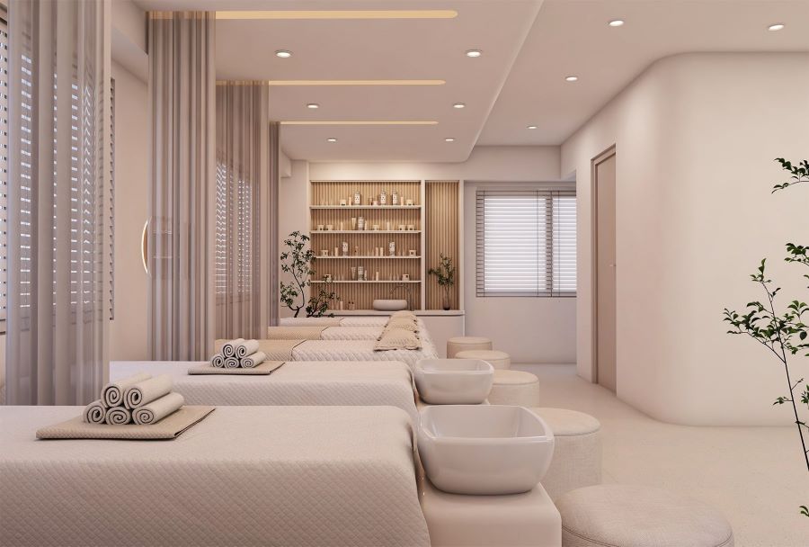 Tham khảo một số mẫu thiết kế spa mini nhỏ đẹp 15–20m² do Gia Long sưu tầm - 3