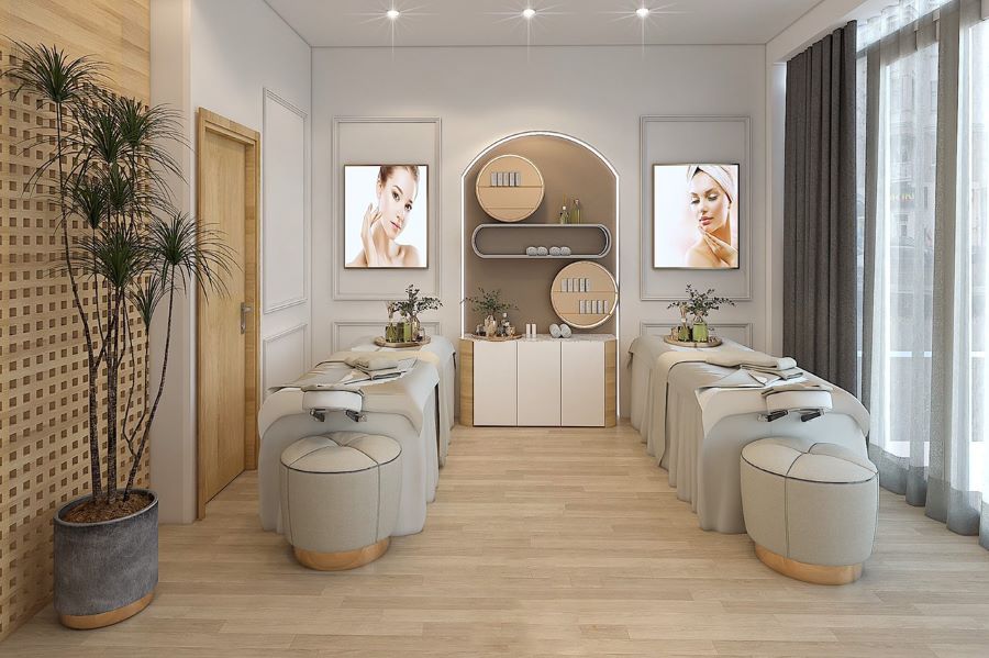 Mẫu thiết kế spa mini nhỏ đẹp 10m² do Gia Long sưu tầm - 4