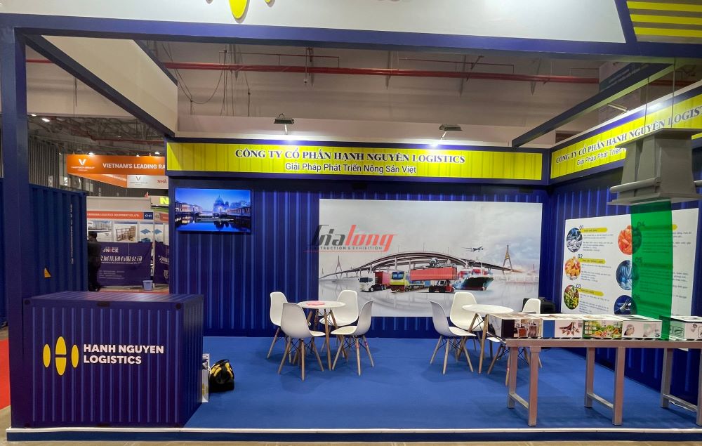 Gian hàng Gia Long thiết kế và thi công hoàn thiện tại Vilog 2024 Gian hàng Gia Long thiết kế và thi công hoàn thiện tại Vilog 2024