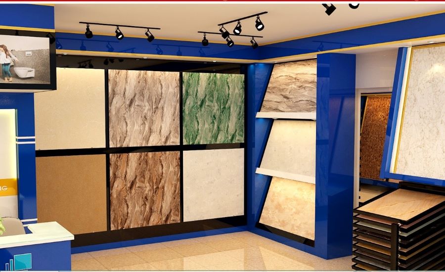 Mẫu 20: Mẫu thiết kế cửa hàng gạch ốp lát đẹp, xu hướng năm nay Mẫu 20: Mẫu thiết kế cửa hàng gạch ốp lát đẹp, xu hướng năm nay