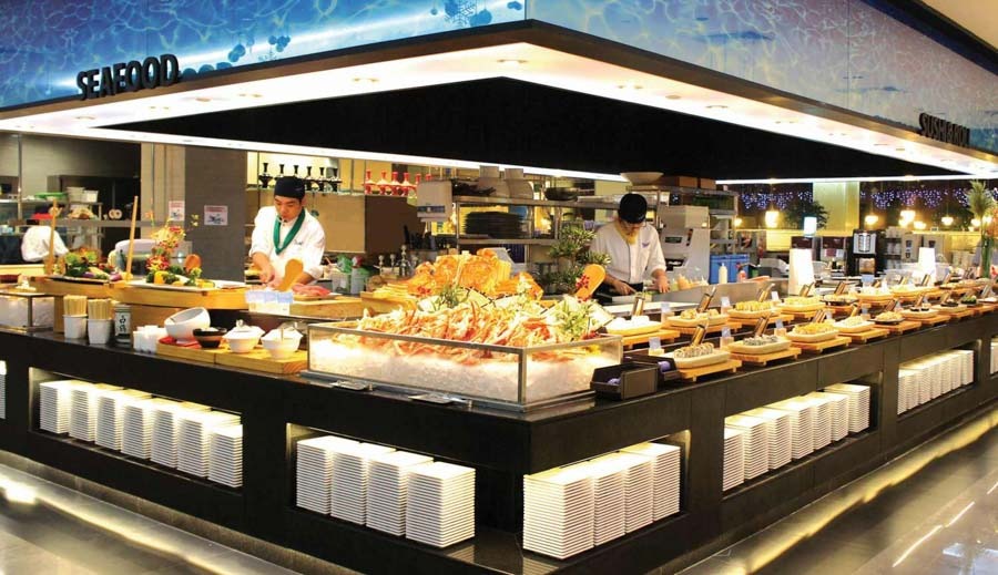 Mẫu cửa hàng hải sản kết hợp nhà hàng - Mẫu 3 Mẫu cửa hàng hải sản kết hợp nhà hàng - Mẫu 3