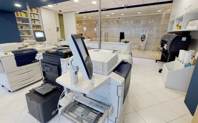Mẫu thiết kế cửa hàng photocopy 25m² - Mẫu 2 Mẫu thiết kế cửa hàng photocopy 25m² - Mẫu 2