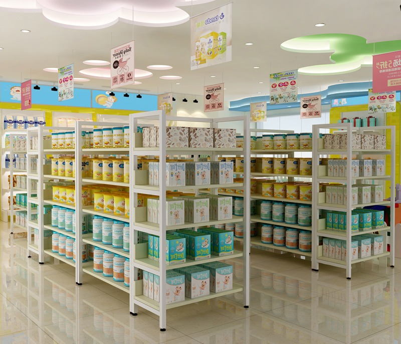 Mẫu thiết kế cửa hàng bỉm sữa có diện tích hạn chế dưới 30m2 - Mẫu 1 Mẫu thiết kế cửa hàng bỉm sữa có diện tích hạn chế dưới 30m2 - Mẫu 1