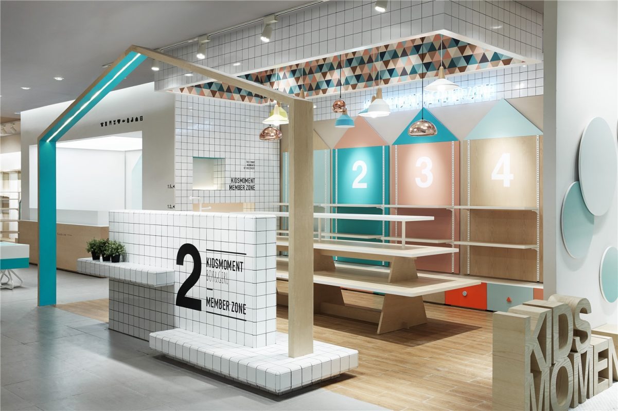Mẫu shop sữa bỉm phong cách hiện đại - Mẫu 2 Mẫu shop sữa bỉm phong cách hiện đại - Mẫu 2