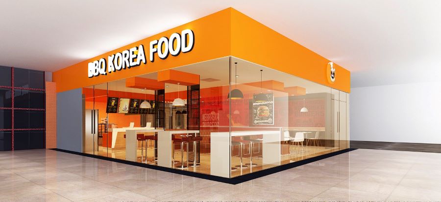 Thiết kế cửa hàng thức ăn nhanh nhỏ dưới 20m² - Mẫu 5 Thiết kế cửa hàng thức ăn nhanh nhỏ dưới 20m² - Mẫu 5