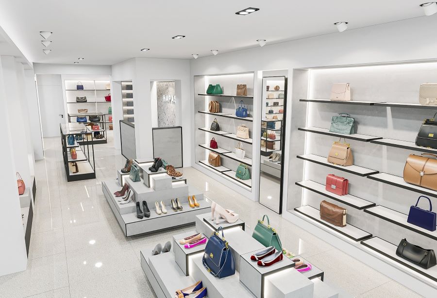 Thiết kế shop phụ kiện thời trang phong cách hiện đại - Mẫu 2