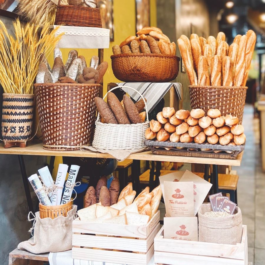 Mẫu tiệm bánh mì phong cách truyền thống - Mẫu 3 Mẫu tiệm bánh mì phong cách truyền thống - Mẫu 3