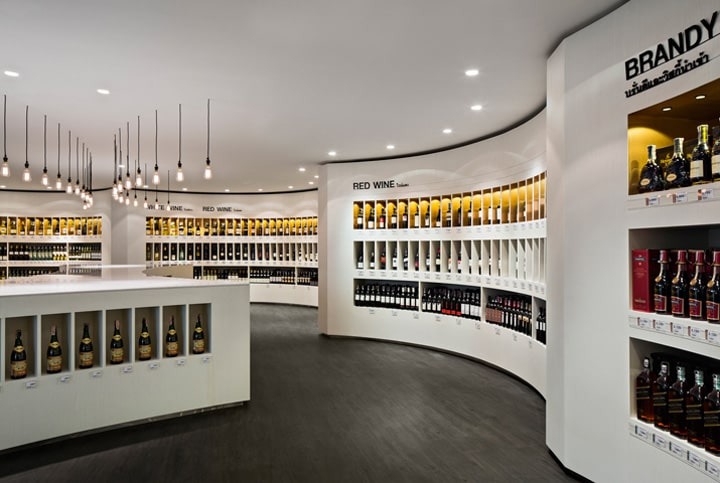 Mẫu thiết kế showroom rượu vang cao cấp diện tích rộng