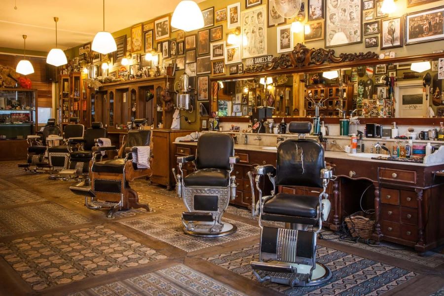 Một số mẫu thiết kế barber shop theo phong cách đường phố