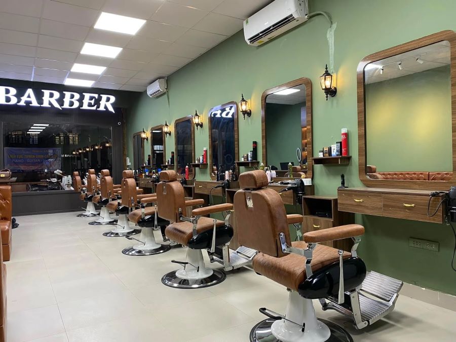 Một số mẫu thiết kế barber shop theo phong cách hiện đại